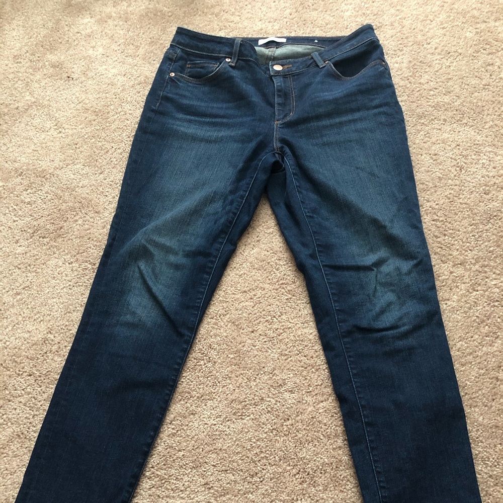 Loft Curvy skinny jeans